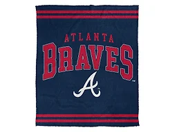 MLB Vintage Arch Blanket - Atlanta Braves