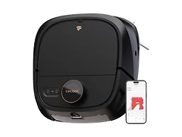 TECBOT M1 Pro Robot Vacuum and Mop - LiDAR Robotic Vacuums Cleaner for Home with Pet Hair, Carpet, Hardwood Floors, Auto Smart Mopping, Self Cleaning, Avoids Obstacles, Voice Control, Black