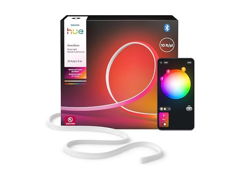 Philips Hue OmniGlow 9.8-Foot Micro LED Strip Light