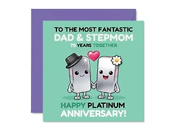 Stuff4 Milestone 70th Anniversary Card