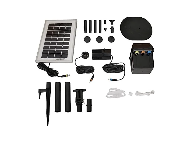 Sunnydaze Solar Pump & Panel Kit