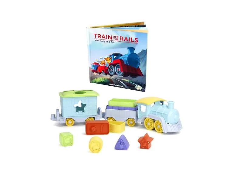 Stack & Sort Train with Book