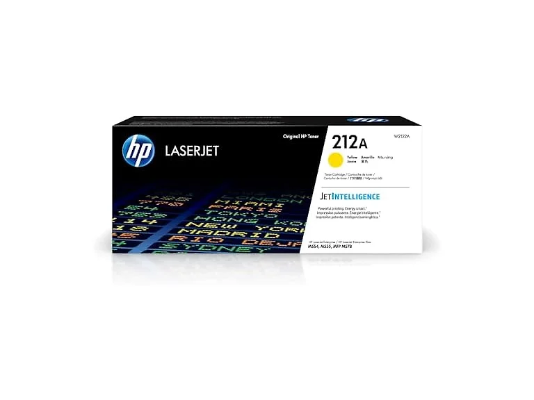 HP 212A Yellow Toner Cartridge, W2122A