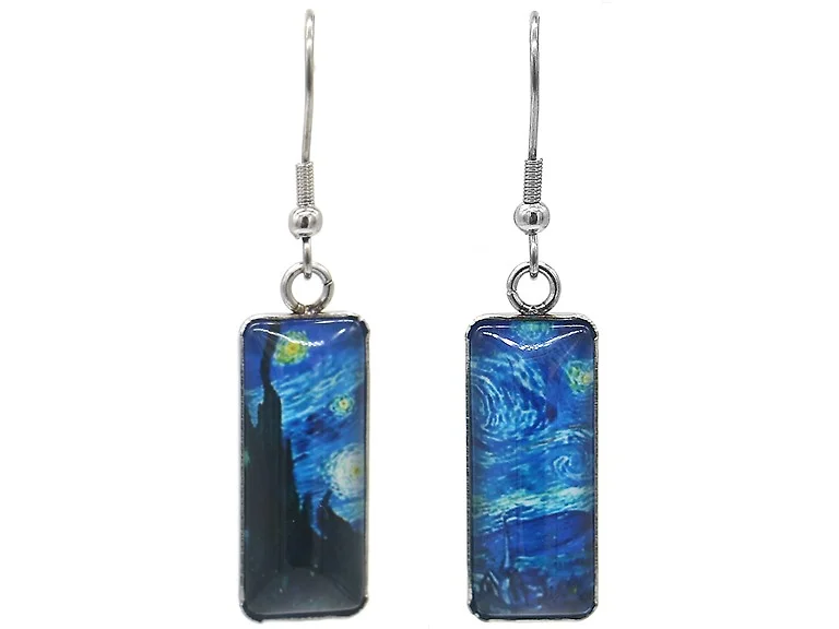 A Starry Night Hook Earrings