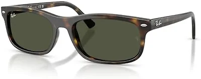 Ray-Ban RB2224 710/31 60 60-20-145 Ray-Ban RB2224 Rectangle Sunglasses  HAVANA/GREEN GRADIENT