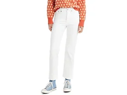Levi's Women's Wedgie Straight Jeans, (New) White Stonewash, 31