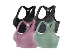 High Impact Women's Sports Bras 4 Pack