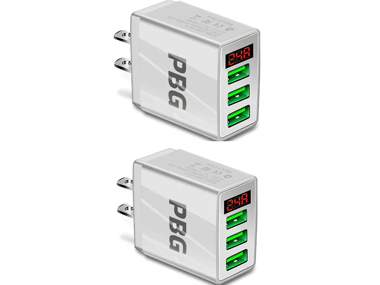 2-Pack Wall Charger 3-Port