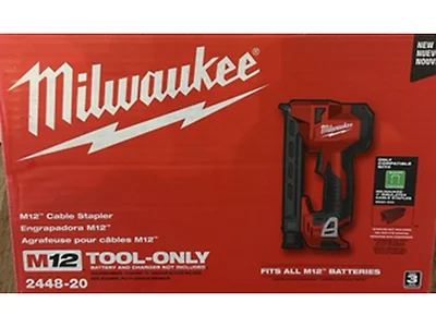 Milwaukee 2448-20 12V Cordless Cable Stapler