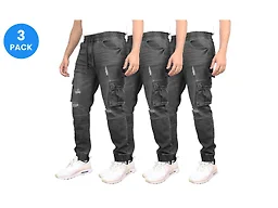 BLU ICE WC-----(Men's 3PK) / MCJJ-94 / BK-BK-BK / S 