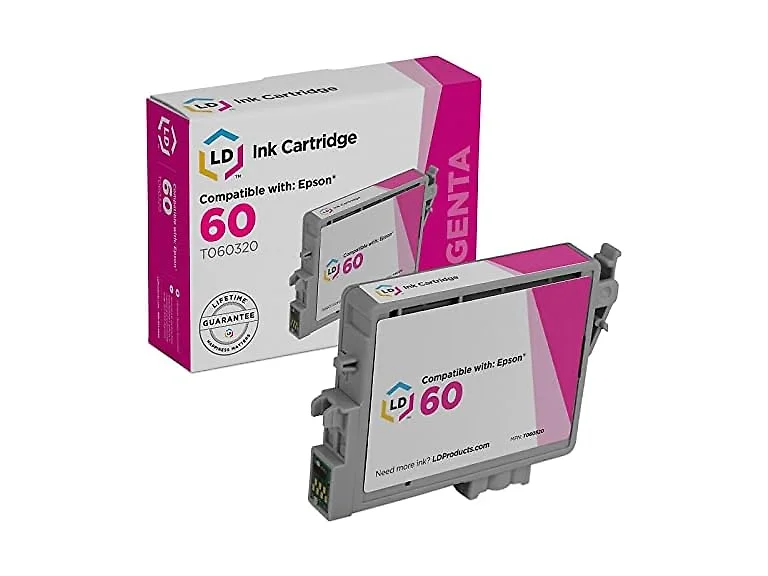 LD Products Remanufactured Ink Cartridge Replacement for Epson T0603 ( Magenta )