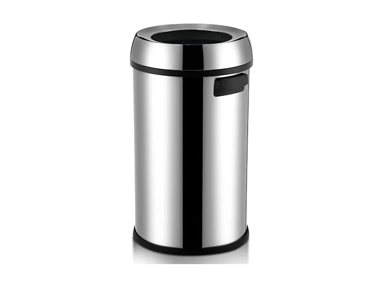 Takywep 17 Gallon Stainless Steel Open Top Trash Can,65 Liter 