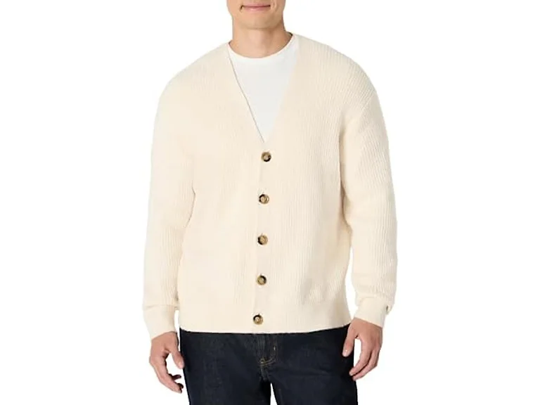 Amazon Essentials Men Relaxed-fit Cotton Cardigan