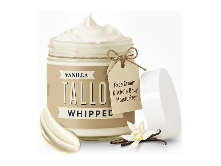 Lady May Whipped Tallow Face Cream Vanilla 9oz