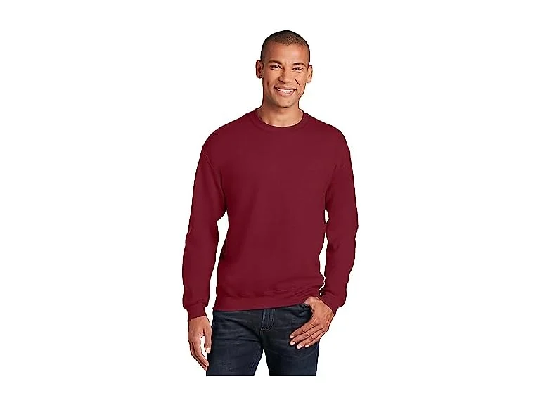 Gildan Fleece Crewneck Sweatshirt Garnet