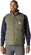 Carhartt Men's Montana Loose Fit Insulated Vest, Dusty Olive, Large