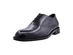 BOSS, Tayil Smooth Leather Oxford Dress Shoe, Pitch Black, 11
