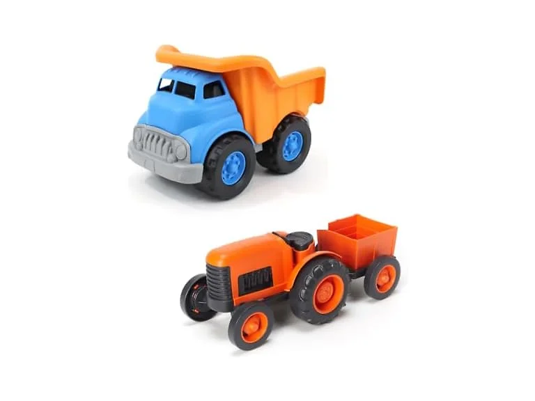 Green Toys Big Wheels & Farm Fields Bundle