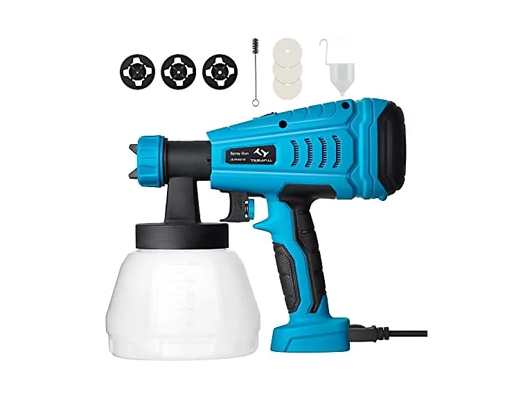 TILSWALL Paint Sprayer w/1300ml Detachable Tank