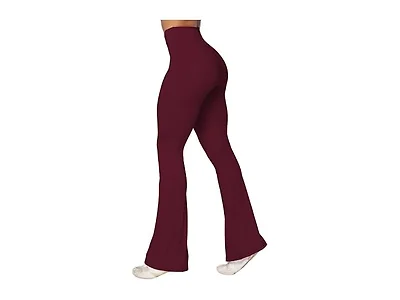 Sunzel Flare Leggings 30in XL Black Cherry