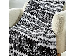 Luxury Home ODELIA-THROW Ultra Soft Plush Throw Blanket