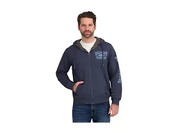 Billabong Mens Sherpa Lined Hoodie Jacket, Navy, XL