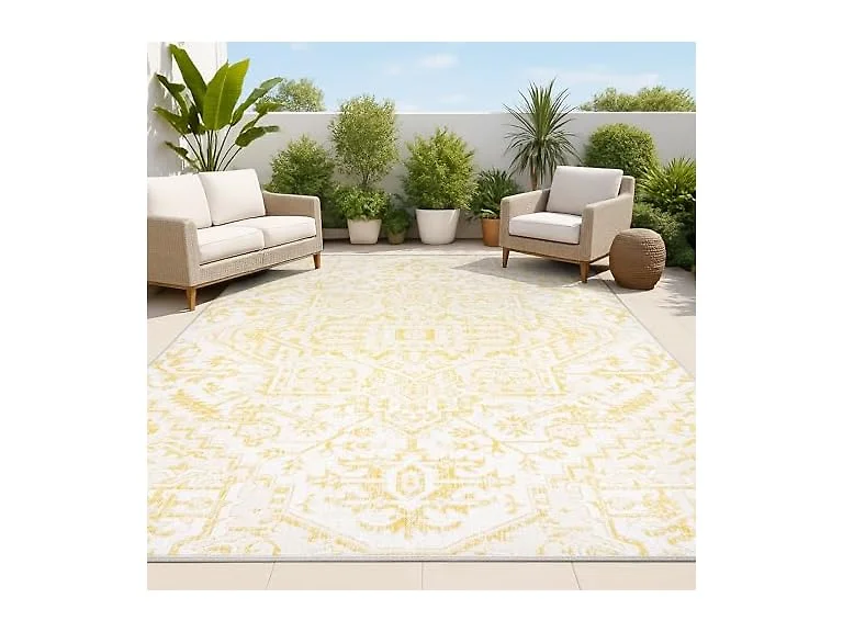 JONATHAN Y Boho Medallion Rug 5x8