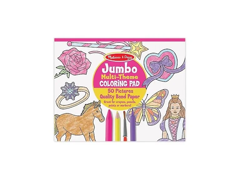 Melissa & Doug Jumbo 50-Page Kids' Coloring Pad