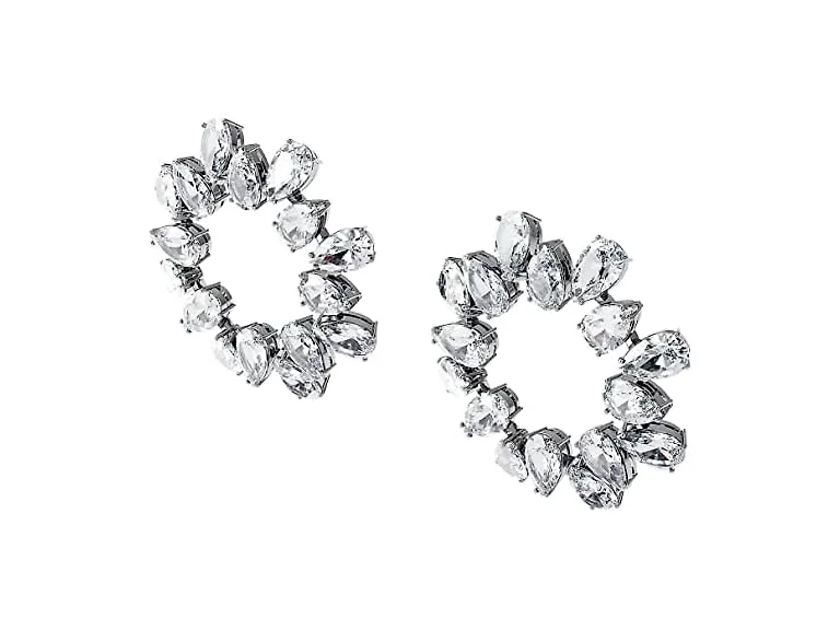 Swarovski Matrix Circle Earrings