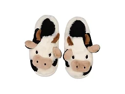 XIXITIAO Cow Slippers for Women and Men,Cute and Cozy,Size 9