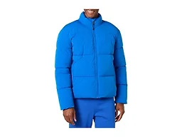 Amazon Essentials Men's Mock Neck Heavyweight Puffer Coat (Available in Big & Tall), Bright Blue, Medium