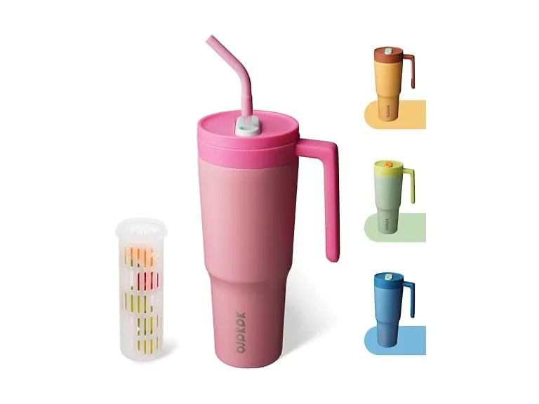 BJPKPK 40oz Tumbler Light Pink