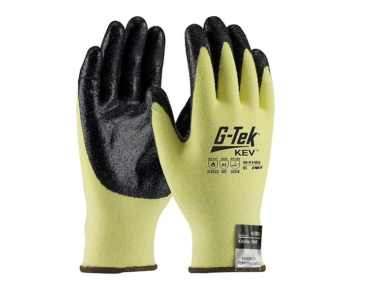 G-Tek 09-K1450V Kevlar Elastane Glove with Nitrile