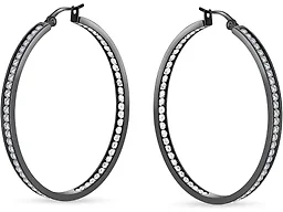 Saffron LGR-64-003E Set Of 1 Womens 40mm Hoop Earr