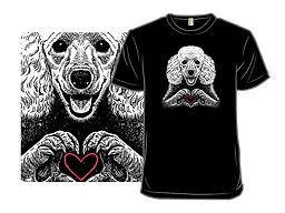 Poodle Heartmark