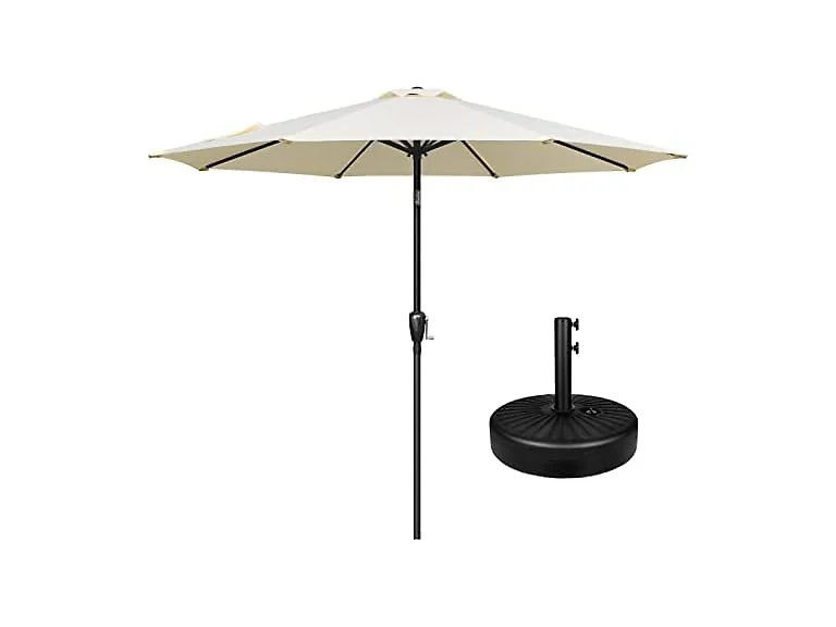 Simple Deluxe 9 FT Patio Umbrella with Stand