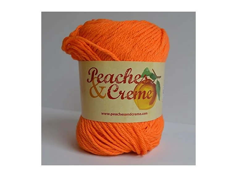 Peaches & Creme (Cream) Cotton Yarn Bright