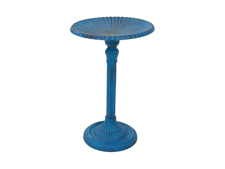 Sunnydaze Art Deco Sunburst Bird Bath