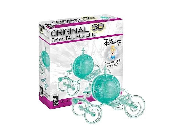 BePuzzled | Disney Cinderella's Carriage 3D Crystal Puzzle
