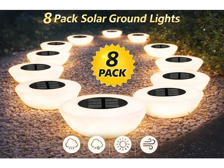 Hakol BH-999 8 Pack Hal Solar Ground Lights