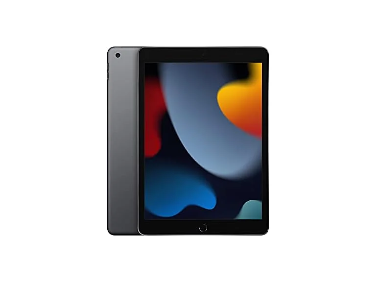 Apple iPad (9th Generation): with A13 Bionic chip, 10.2-inch Retina Display, 64GB, Wi-Fi, 12MP front/8MP Back Camera, Touch ID, All-Day Battery Life – Space Gray (Open Box)