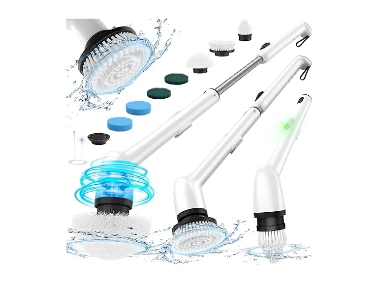 LyriFine IPX7 Electric Brush 42in Handle