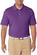 Amazon Essentials Men's Regular-Fit Quick-Dry Golf Polo Shirt - Discontinued Colors, Purple Heather, Medium