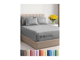 6 Piece Extra Deep Breathable Sheet Set