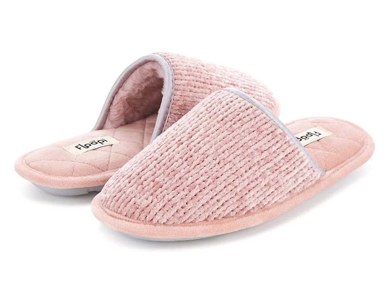 Floopi Womens Victoria Chenille Scuff Slippers