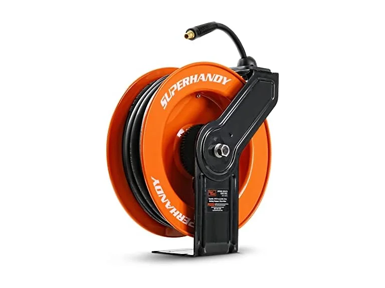 SuperHandy Hybrid HD Air Hose Reel 3/8"x 50'