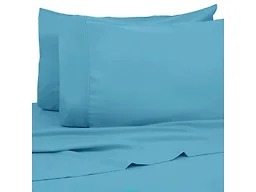 Bibb Home Dorm Room 200 Thread Count Cotton Rich 3 Piece Sheet Set