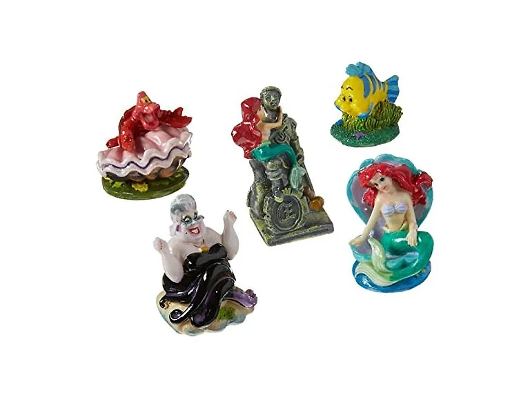 Penn-Plax Little Mermaid 5 Piece Mini Resin