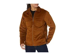 Amazon Essentials Men's Corduroy Work Jacket (Available in Big & Tall), Dark Chestnut Brown, X-Small
