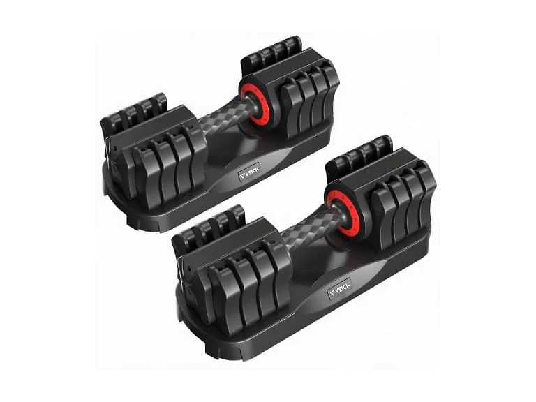 VEICK 2 Set 25 lb Adjustable Dumbbell Set